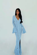 Robe Longue Crochet Femme – Collection Été | Maison Vera
