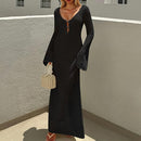 Robe maille blanc