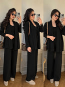 Ensemble femme 3 pièces noir Maison Vera