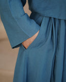 Ensemble femme modeste chemise et jupe longue Maison Vera - photo supplémentaire 4