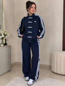 Ensemble sport femme bleu marine Maison Vera