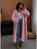 Kimono long femme Maison Vera rose