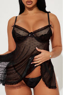 Nuisette Leave You Breathless – Noir – Vue 2