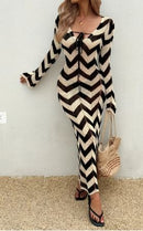 Robe de plage Maison Vera noire - look porté