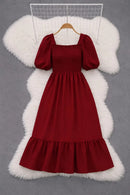 Robe élastique bordeaux Maison Vera