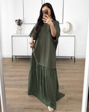 Robe Elisa longue ample Maison Vera - photo 8