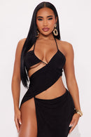 Robe courte noire dos nu Sweet And Sexy – Maison Vera – photo 1