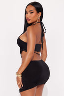 Robe courte noire dos nu Sweet And Sexy – Maison Vera – photo 3